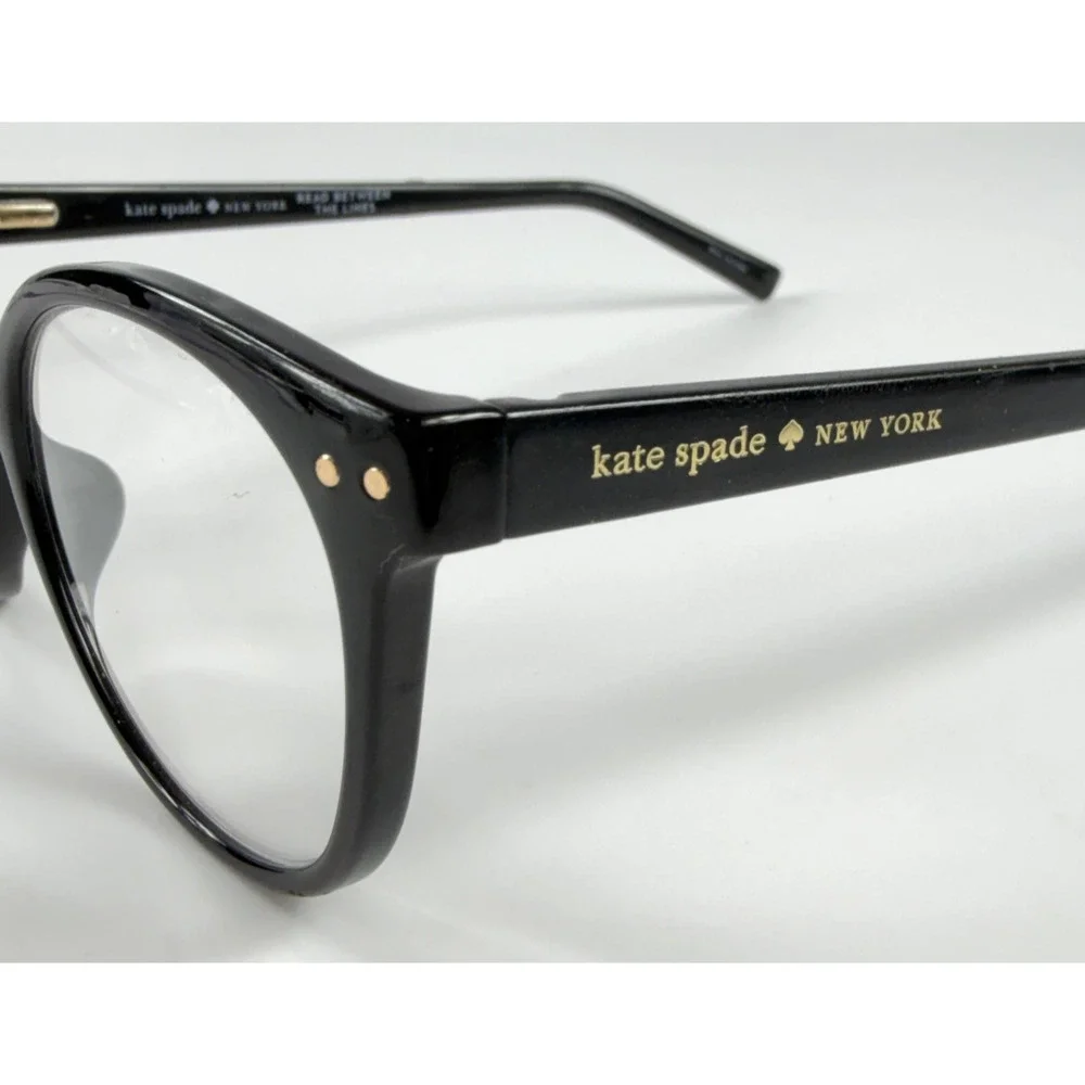 Kate Spade New York Kaylin 807 140 +1.50 Reading Glasses Black Round Womens